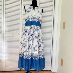 Scandinavian Summer Dress in Organic Cotton